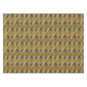 William Morris Gold-Tulpen-Lilien-Vintage-Tapete Tischdecke