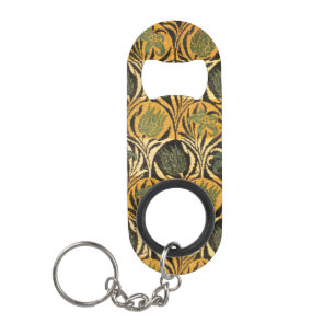 William Morris Gold-Tulpen-Lilien-Vintage-Wallpape Mini Flaschenöffner