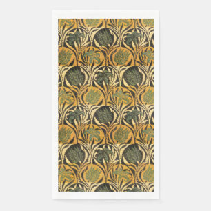 William Morris Gold-Tulpen-Lilien-Vintage-Wallpape Serviette