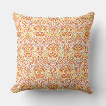 William Morris Golden Bough Orange Blue und White