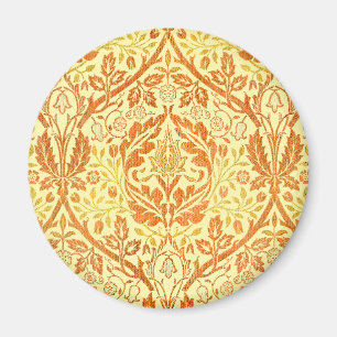 William Morris Golden Bough Orange Floral Art Magnet
