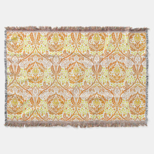 William Morris Golden Bough Orange Florale Kunst Decke
