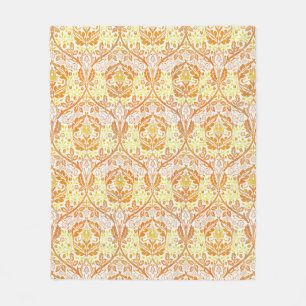 William Morris Golden Bough Orange Florale Kunst Fleecedecke