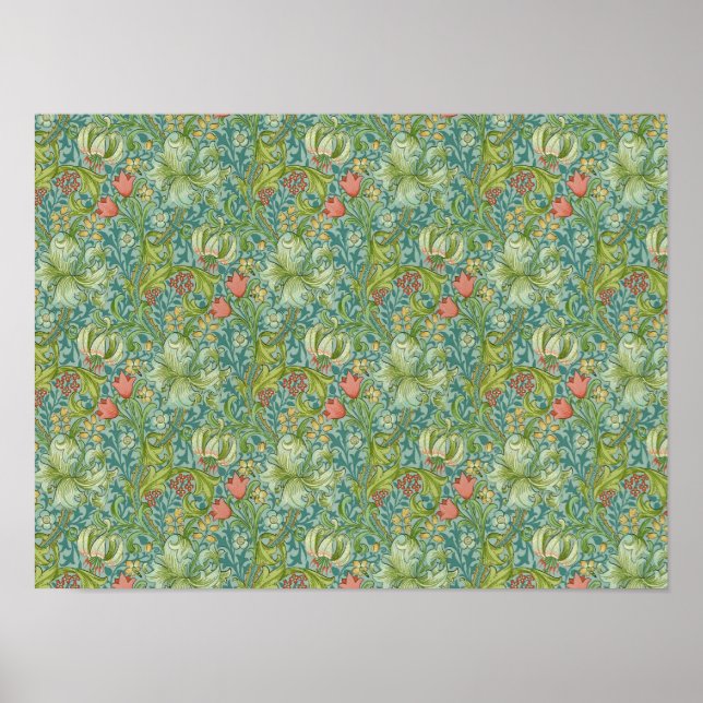 William Morris "Golden Lily" 1 Poster (Vorne)