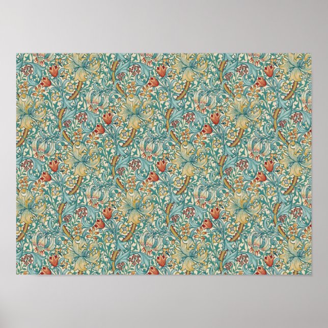 William Morris "Golden Lily" 3 Poster (Vorne)