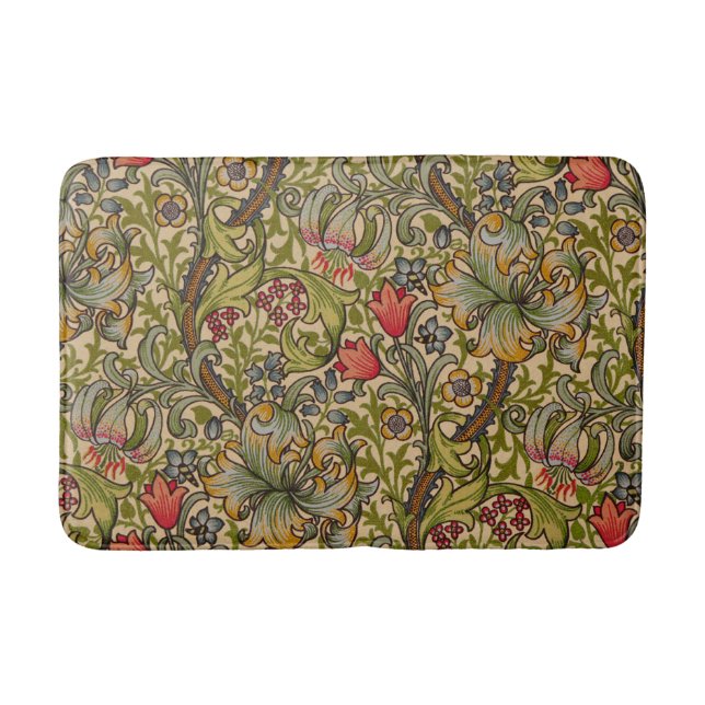 William Morris Golden Lily Antique Badematte (Vorderseite)