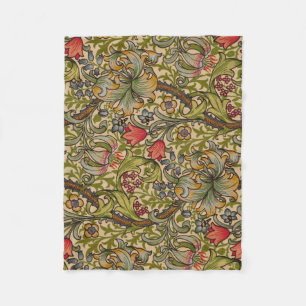 William Morris Golden Lily Antique Fleecedecke