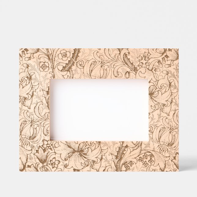William Morris Golden Lily Antique Geätzte Rahmen (Vorderseite)