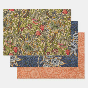 William Morris Golden Lily Antique Geschenkpapier Set