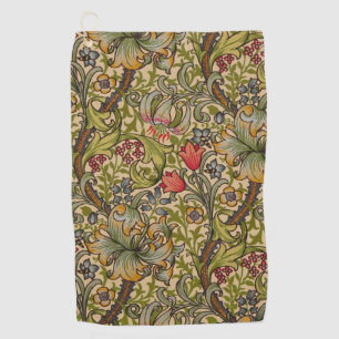 William Morris Golden Lily Antique Golfhandtuch