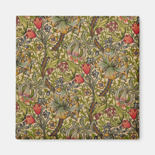William Morris Golden Lily Antique Magnet