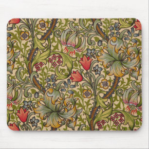 William Morris Golden Lily Antique Mousepad