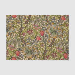 William Morris Golden Lily Antique Seidenpapier