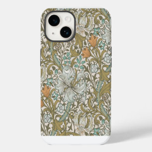 William Morris Golden Lily Blau Gold Klassiker iPhone 14 Hülle