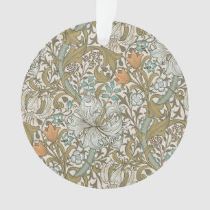 William Morris Golden Lily Blau Gold Klassiker Ornament