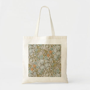 William Morris Golden Lily Blue Gold Classic Tragetasche