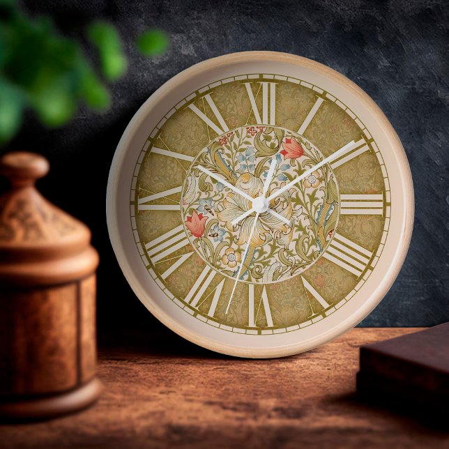 William Morris Golden Lily Classic Viktorianisch Uhr (Von Creator hochgeladen)