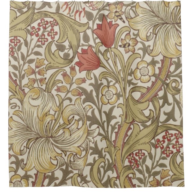 William Morris Golden Lily Duschvorhang (Vorderseite)