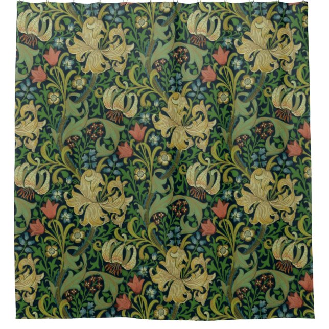 William Morris Golden Lily Duschvorhang (Vorderseite)