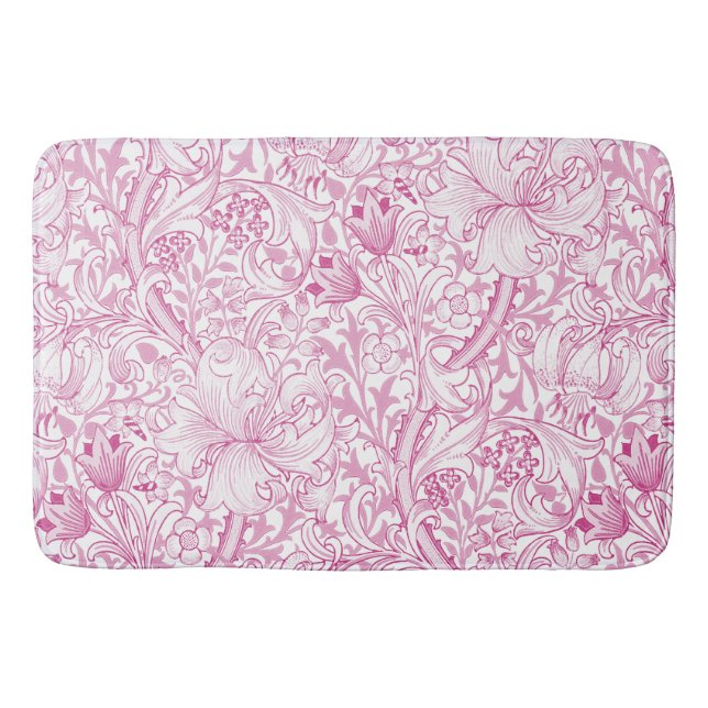 William Morris Golden Lily Floral Pattern Badematte (Vorderseite)