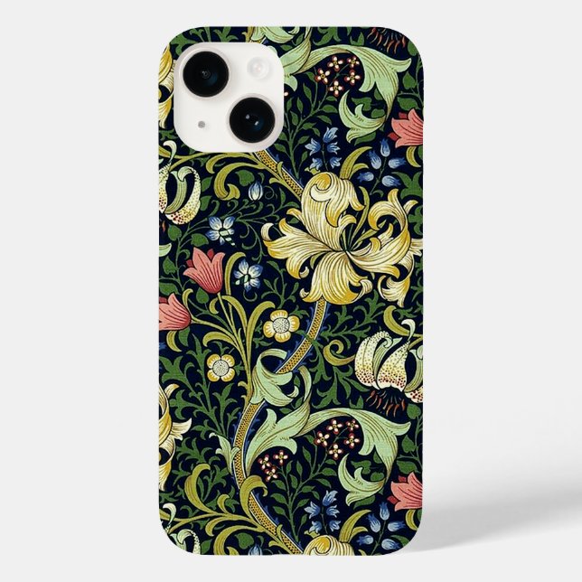 William Morris Golden Lily Floral Pattern Case-Mate iPhone Hülle (Rückseite)