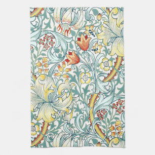 William Morris Golden Lily Floral Pattern Geschirrtuch