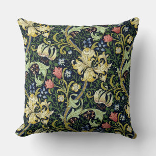 William Morris Golden Lily Floral Pattern Kissen