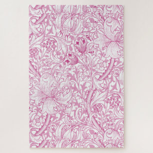 William Morris Golden Lily Floral Pattern Puzzle