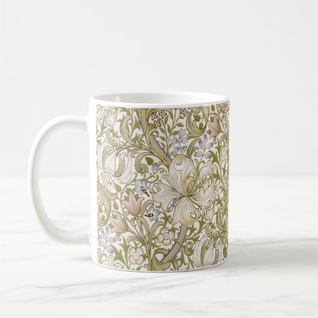 William Morris Golden Lily Garden Blume Kaffeetasse (Links)