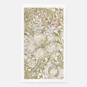 William Morris Golden Lily Garden Blume Serviette
