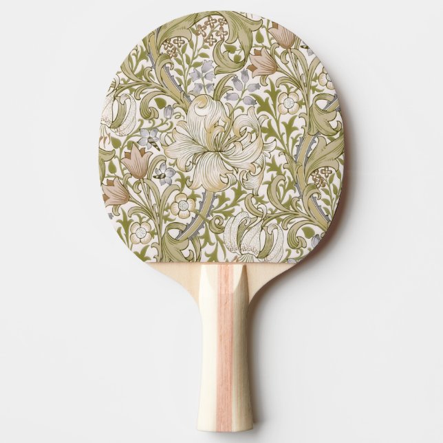 William Morris Golden Lily Garden Flower Classic Tischtennis Schläger (Vorderseite)