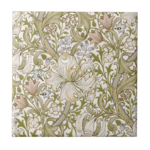 William Morris Golden Lily Garten Blumen Klassiker Fliese
