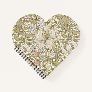 William Morris Golden Lily Garten Blumen Klassiker Notizbuch