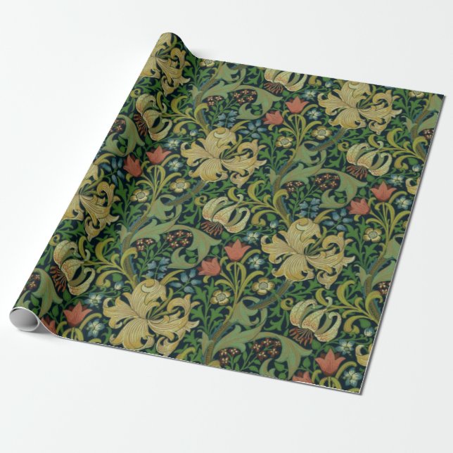 William Morris Golden Lily Geschenkpapier (Ungerollt)