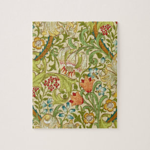 William Morris Golden Lily Vintag Pre-Raphaelit Puzzle