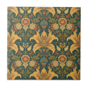 William Morris Golden Lily Vintag Pre-Raphaelite Fliese