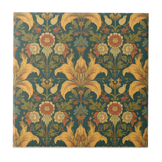 William Morris Golden Lily Vintag Pre-Raphaelite Fliese