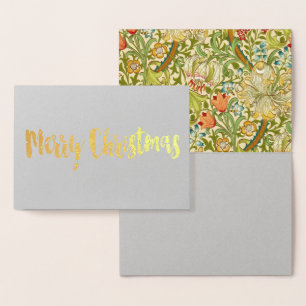 William Morris Golden Lily Vintag Pre-Raphaelite Folienkarte