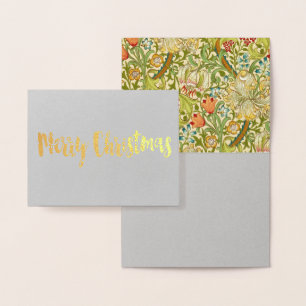 William Morris Golden Lily Vintag Pre-Raphaelite Folienkarte