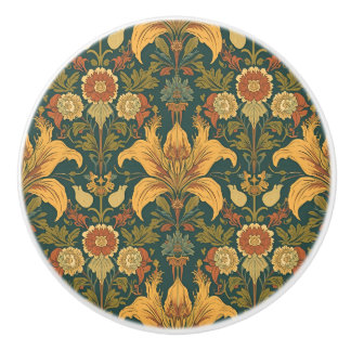 William Morris Golden Lily Vintag Pre-Raphaelite Keramikknauf