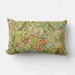 William Morris Golden Lily Vintag Pre-Raphaelite Lendenkissen