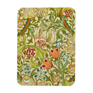 William Morris Golden Lily Vintag Pre-Raphaelite Magnet