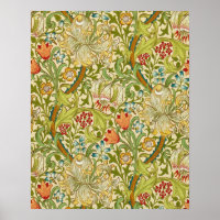 William Morris Golden Lily Vintag Pre-Raphaelite