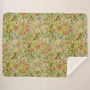 William Morris Golden Lily Vintag Pre-Raphaelite Sherpadecke