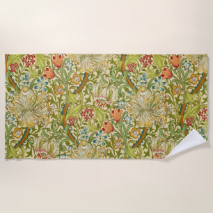 William Morris Golden Lily Vintag Pre-Raphaelite Strandtuch