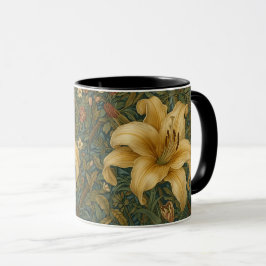 William Morris Golden Lily Vintag Pre-Raphaelite Tasse