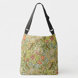 William Morris Golden Lily Vintag Pre-Raphaelite Tragetaschen Mit Langen Trägern