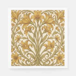 William Morris Golden Lily Vintage Blumendesign Serviette