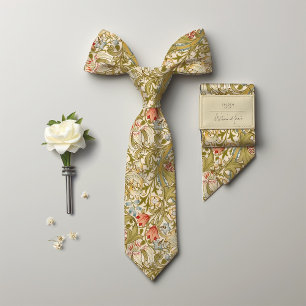 William Morris Golden Lily Vintage-Muster Krawatte