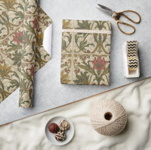 William Morris Golden Lily Vintage Prä-Raphaelite Geschenkpapier